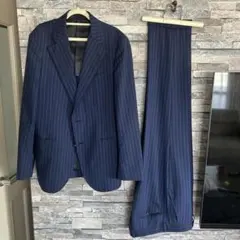 アレキサンダージュリアン　×　マルゾット　メンズ　スーツ　濃紺　ストライプのサムネイル