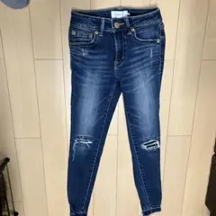AZUL スキニーデニム XXSダメージ加工