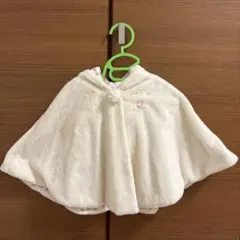 美品 ミキハウス ポンチョ