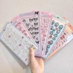 サンリオ　ボンボンドロップシール　第1弾 ６枚set