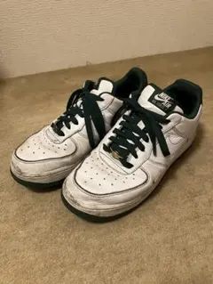 NIKE AIR FORCE 1 ホワイト グリーン ミニジュエル