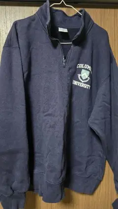 COLUMBIA UNIVERSITY ネイビー トレーナー XL　GU