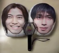 king&princeと打ち上げ花火 グッズ フェイスクッション ペンライト