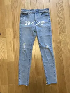 【美品】UNIQLO ウルトラストレッチ　スキニーデニム ハイライズ