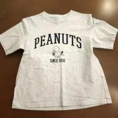 UNIQLO UT PEANUTS 半袖Tシャツ グレー Lサイズのサムネイル