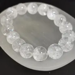 パキスタン産 ヒマヤラ水晶 ブレスレット 約13.5mm 内径18cm