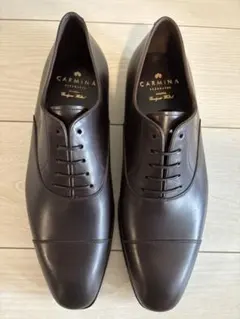 新品同 CARMINE カルミナ レザー ドレスシューズ 7 1/2 クロケット