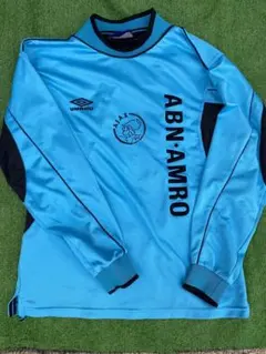美品 アディダス アヤックス 11/12 ユニフォーム ゲームシャツ ブルー M 美品 アディダス アヤックス 11/12 ユニフォーム ゲームシャツ