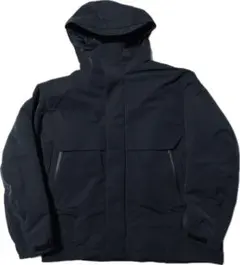 極美品！ユニクロ+J　ハイブリッドダウンオーバーサイズパーカ　メンズL ブラック