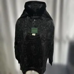 ペイズリー柄 黒 長袖シャツ Lサイズ　アーノルドパーマー