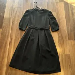 LIUMA ブラック ワンピーススーツ ジャケット付き