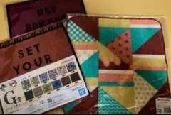 鬼滅の刃　無限列車　モチーフハンカチ　ハンドタオル　1番くじ　景品　煉獄　猗窩座