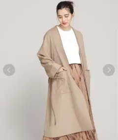 【ナノユニバース】パイピングノーカラーコート