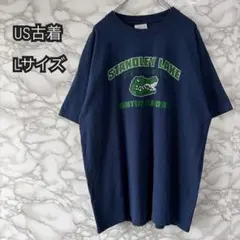 US古着 Tシャツ Lサイズ ネイビー
