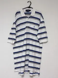 POLO GOLF ストライプ ポロシャツ XL