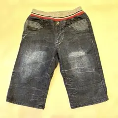 子供服　ハーフパンツ ジーンズ　130cm