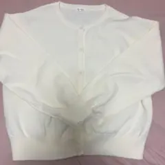 C.O.L.Z.A ホワイト 長袖カーディガン