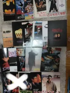 ⚫1980年代映画パンフレット//47冊✴1冊100円計算　5冊セット999円~