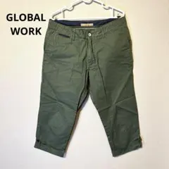 GLOBAL WORK ハーフパンツ カーキ サイズMのサムネイル