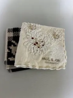 PAUL & JOE Francfrancタオルハンカチ 2枚セット