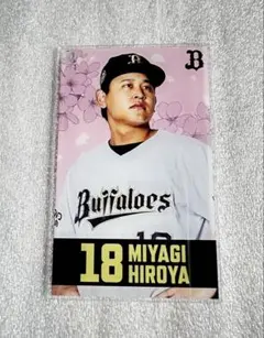 宮城大弥　GIGAアクリルスタンド　オリックスバファローズ オリックス・バファローズ 宮城大弥 月間MVP アクリルスタンド - メルカリ