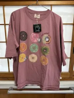 新品❣️ mof manul ドーナツプリントTシャツ モフマヌルのサムネイル