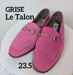 Le Talon GRISE ルタロン ローファー ピンク スエード23.5