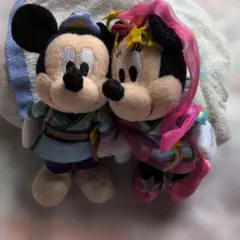 ディズニーリゾート　七夕　ぬいぐるみバッジ（磁石入り）