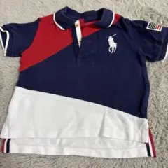 Ralph Lauren ポロシャツ 12M ネイビー/レッド/ホワイト