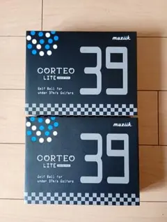 ムジーク　コルテオライト 39 ゴルフボール 白　2箱セットのサムネイル
