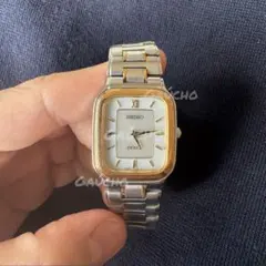 90s Vintage Seiko Lucent サントス コンビ タンク - メルカリ
