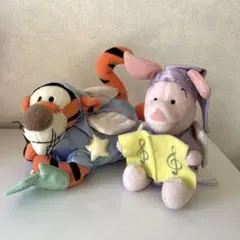 【希少美品】 ディズニー ピグレット ティガー ぬいぐるみ くまのプーさん 2点