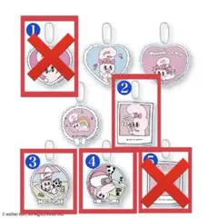 エスター・バニー キラキラアクリルチェーン　組み合わせ自由‼️より取りバラ売り