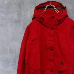 た*く様 ノースフェイス　マウンテンパーカー　レディース　Ｌ　レッド　ハイベント