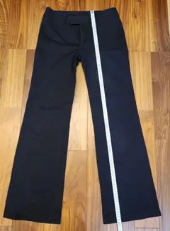 UNIQLO レディース フレアパンツ ブラック Sサイズ ストレッチあり