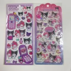 【残り僅か】正規品/クロミ/マイメロ/平成はっぴ〜フォン/ドロップジェリーシール