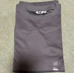 未使用品 ユニクロ エアリズム コットンオーバーサイズ Tシャツ パープル