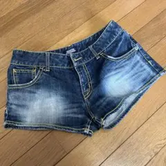 パープル&イエロー　ショートパンツ　サイズ26R