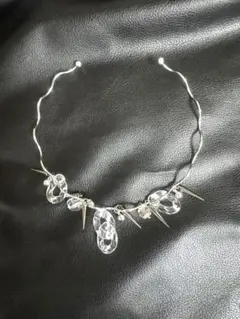 クリアビーズチョーカー