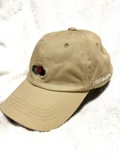 ★FRUIT OF THE LOOM★フルーツ刺繍キャップ ベージュ