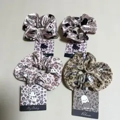 マイメロディ ポチャッコ　ハローキティ　シュシュ　4個セット