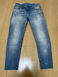Big John スキニーデニム ダメージ加工 日本製のサムネイル