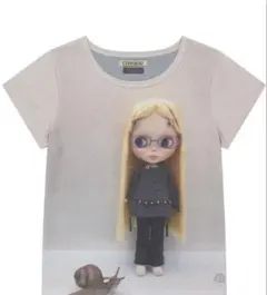 COYSEIO×BLYTHE ドールプリント Tシャツ 茶 半袖 日本製 - メルカリ