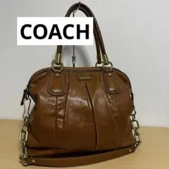 Coach Shoulder Bag Brown 2way y2k