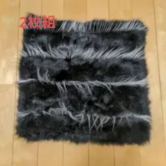 ファーカーミットチェア 赤狐毛皮敷物 キャンプ シートカバー