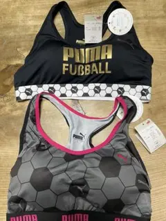新品★PUMA プーマ　スポーツブラ　ハーフトップ　Lサイズ　2枚セット