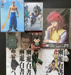 幽☆遊☆白書 フィギュア、ボード、コースター類セット　全11点まとめ売り