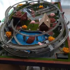 Nゲージジオラマ 海岸の田舎町風景 - メルカリ