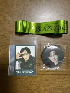 &TEAM BLAZE THE WAY FUMA 缶バッチ ステッカー　銀テ