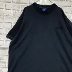 USA製90sヴィンテージTシャツ！シングルステッチ　ブラック半袖古着XL723